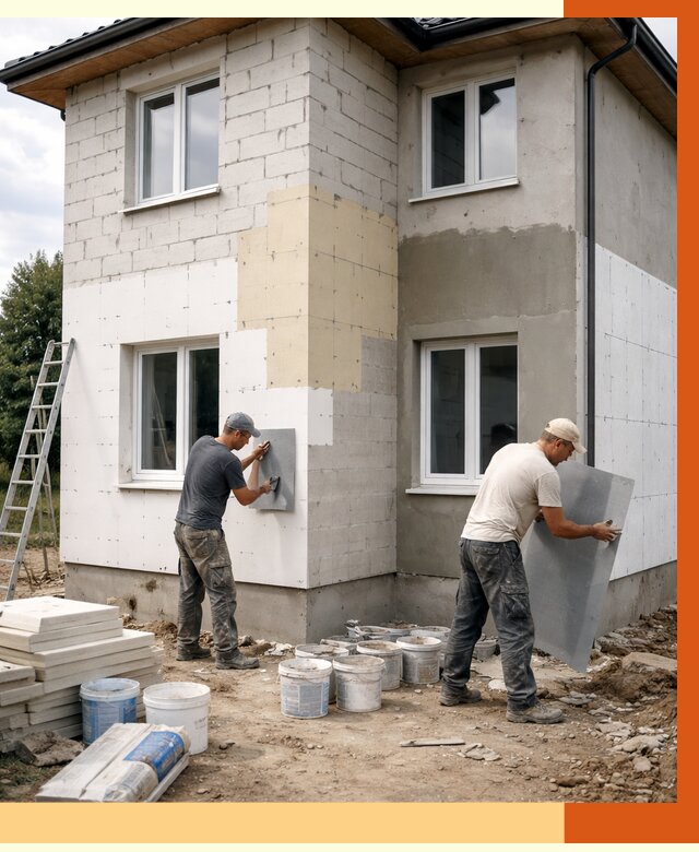Утепление дома из газобетона в Брянске от 4515 руб./м² — заказать у ТепломастерБнк